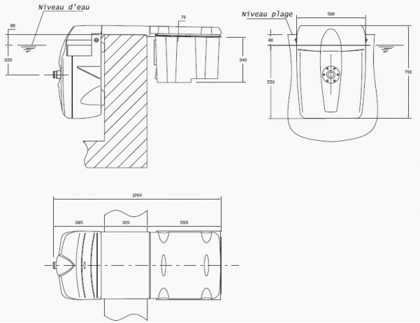 Bloc de filtration hors bord FB12