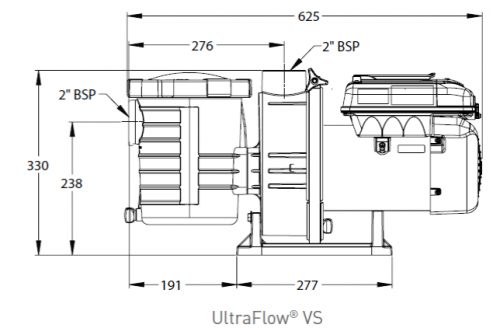 Ultraflow VS - Vitesse variable - 1,5 CV - Mono