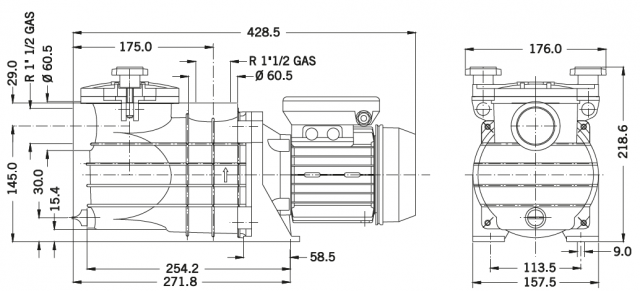 Micro 50 M - 0,5 CV - 8,2 m3/h