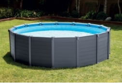 Piscine Graphite - Ronde - Ø 4,78 m x 1,24 m