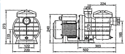 Pompe de piscine Eco Premium Mareva