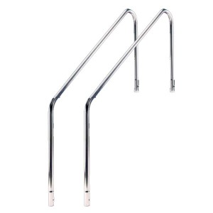 Sortie de bain avec ancrage extérieur L.1524 mm à sceller - Échelle, escalier et main courante - Ast