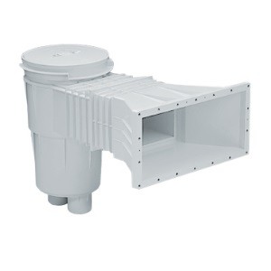 Skimmer liner métrique grande meurtrière et rallonge - modèle Prestige - Blanc - Pièce à sceller - A