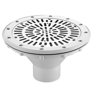 Bouche de refoulement avec grille ABS - 3 réglable - Pièce à sceller - Astralpool