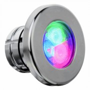 Projecteur LED RGB - Inox - Pour béton 