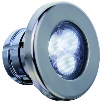 Projecteur Blanc - Inox - Pour béton