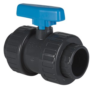 Vanne à boisseau PVC pression à coller FF Ø40 - Raccords - Générique