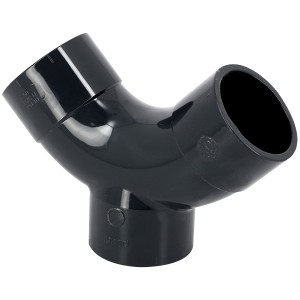 Raccord Y PVC pression à coller FF Ø50 - Raccords - Générique