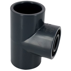 Té 90° PVC pression mixte FF Ø32-1/2 - Raccords - Générique