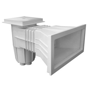 Skimmer Standard grande meurtrière - Vis métrique - Liner - Blanc - Pièce à sceller - Astralpool