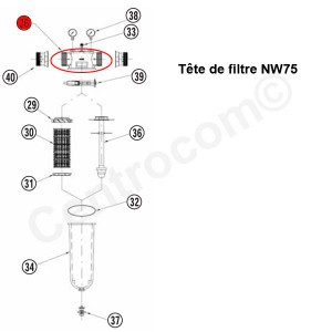 Tête de filtre - Pièces détachées - Générique