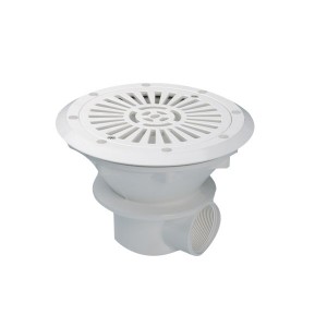 Bonde de fond D200 avec grille plate - Pièce à sceller - Astralpool