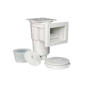 Skimmer béton petite meurtrière - modèle Prestige - Blanc - Pièce à sceller - Astralpool