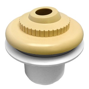 Bouche de refoulement liner/béton - modèle Easyline - Sable - Pièce à sceller - Astralpool