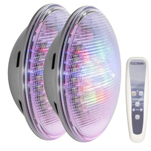 Lampe LumiPlus V1 WIRELESS - RGB - 27W x2 avec télécommande - Lampe led - Astralpool