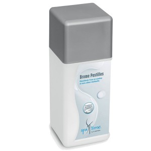 Brome pastilles Spa Time - 0,8 kg - Chlore, oxygène actif, brome - Bayrol