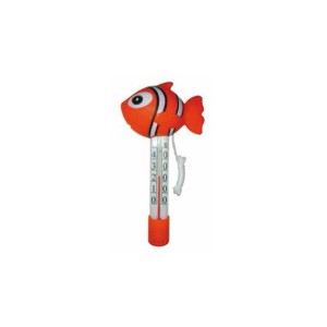 Thermomètre poisson clown rouge - 30 cm - Jeux piscine - Astralpool