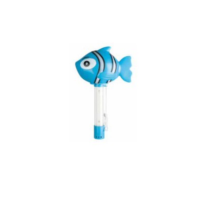 Le Thermomètre poisson clown bleu lumineux - 30 cm