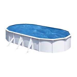 Piscine acier Fidji - Ovale - 7,30 m x 3,70 m x 1,20 m - Piscine acier - Gre