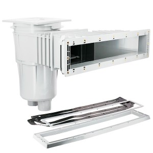 Skimmer miroir grande meurtrière - Blanc - Pièce à sceller - Hayward