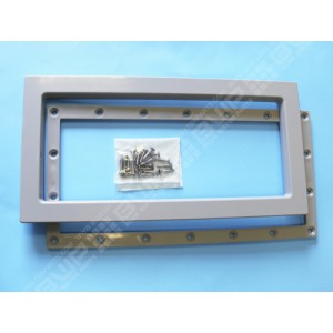 Bride + Enjoliveur + vis - Gris - Pièces détachées - Astralpool