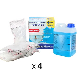 Rev-Aqua 30/60 m3 - 4 mois - Kit complet - Mareva