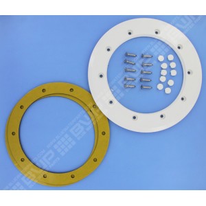 Bride (+ joints + vis Parker) BDF 11/2' - 2 NM Liner (relookée) - Pièces détachées - Astralpool