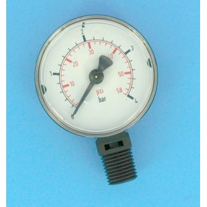 Manomètre 1/4' fileté - Pièces détachées - Pentair