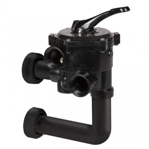Vanne 6 voies side - 2 - Pour filtres Triton 100 & 140 / Cristal Flo SM760 - Vanne piscine multivoie