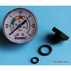 Manomètre 1/8 + purge d'air - Pièces détachées - Astralpool