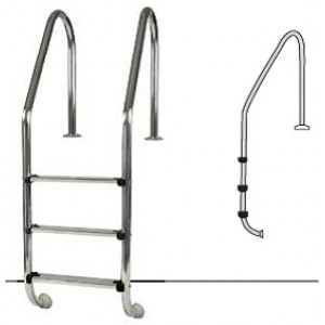 Supports d'échelle sur platine modèle 040273 - Pièces détachées - Astralpool