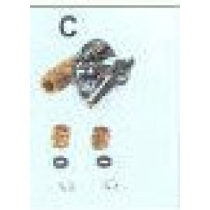 Robinet eau chaude - Pièces détachées - Giordano