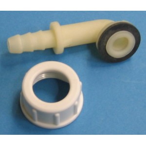 Coude nylon + écrou - Pièces détachées - Giordano