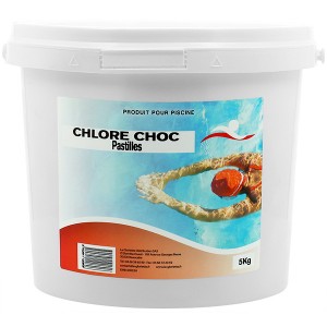 Chlore choc pastilles - 1x5kg