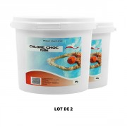 Chlore choc pastilles - 2x5kg