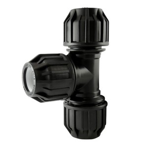 Té égal 90° PE Compression Codital Ø16 - Raccords - Codital