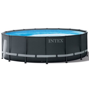 Piscine tubulaire Ultra Frame XTR - Ronde - Ø 4,88 m x 1,22 m - Piscine tubulaire - Intex