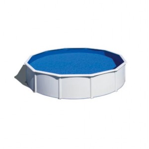 Piscine acier Fidji - Ronde - Ø 5,50 m x 1,20 m - Piscine acier - Gre