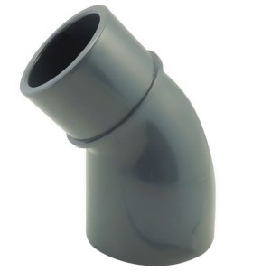 Coude 45° réduit PVC pression à coller MF Ø63-50 - Raccords - Générique