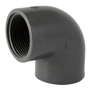 Coude 90° PVC pression à visser FF 3/8 - Raccords - Générique