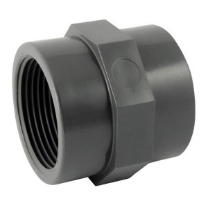 Manchon PVC pression à visser FF 21/2 - Raccords - Générique