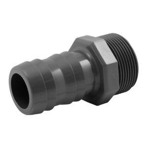 Raccord Cannelé PVC pression à visser M Ø18-1/2 - Raccords - Générique