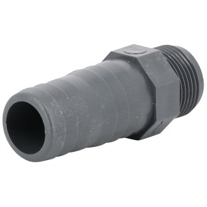 Douille cannelée prise longue PVC pression à visser M Ø30-32-1 - Raccords - Générique