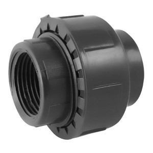 Raccord union 3 pièces PVC pression mixte FF Ø16-3/8 - Raccords - Générique