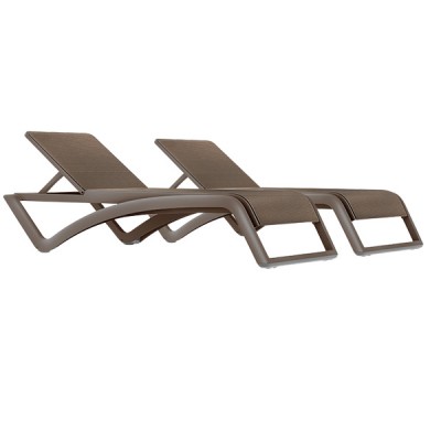 Le Bain De Soleil Sky Premium Wenge/Choco - Lot de 2