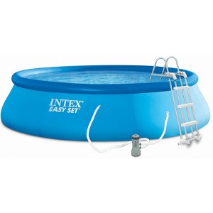 Piscine autoportante Easy Set - Ronde - Ø 4,57 m x 1,07 m - Piscine autoportante - Intex