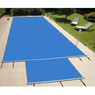 Couverture à barres pour piscine rectangulaire 8 x 4m