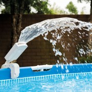 Fontaine piscine LED multicolore