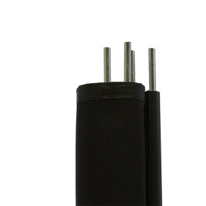 Beethoven Prestige GRIS ANTHRACITE 16MM 3M - 4 piquets gris anthracite - Barrière piscine - Piscine 