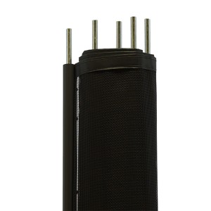 Beethoven Prestige GRIS ANTHRACITE 16MM 4M - 5 piquets gris anthracite - Barrière piscine - Piscine 